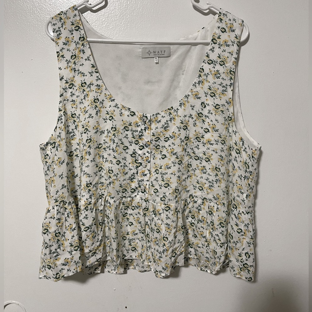 WAYF floral top